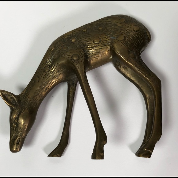 Vintage decorative brass deer 🦌 figurine - Picture 9 of 15